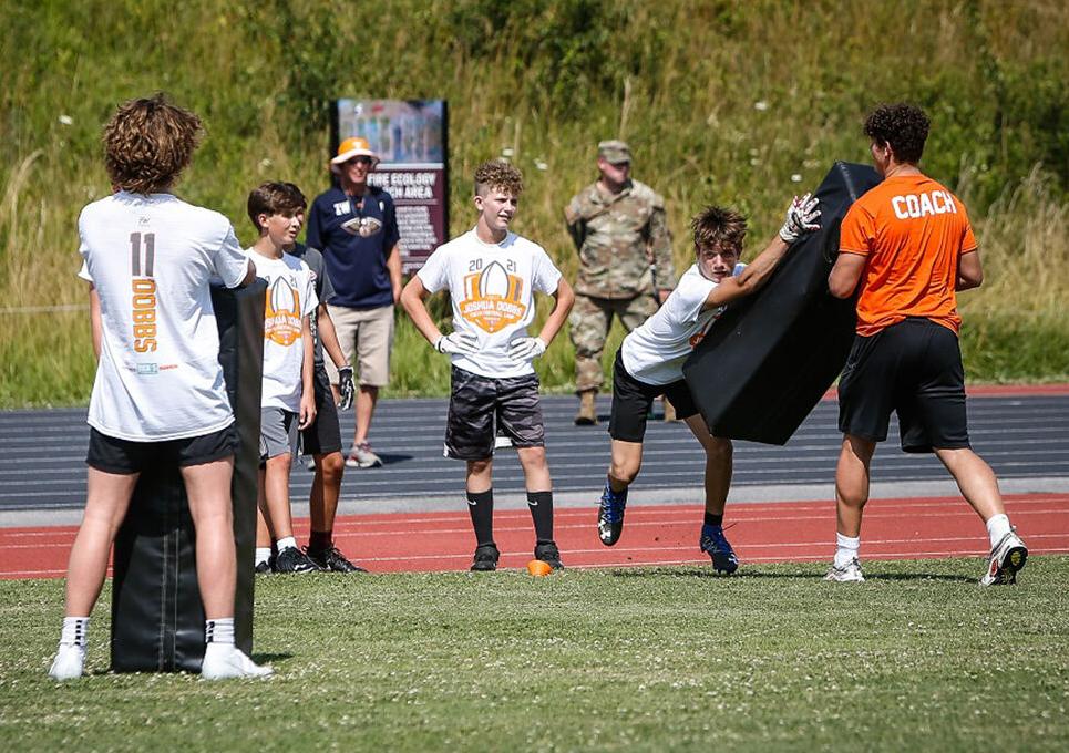 Josh Dobbs football camp 2021
